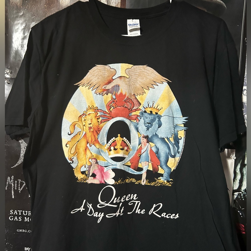 Queen Band A Day At The Races Graphic T Shirt Death